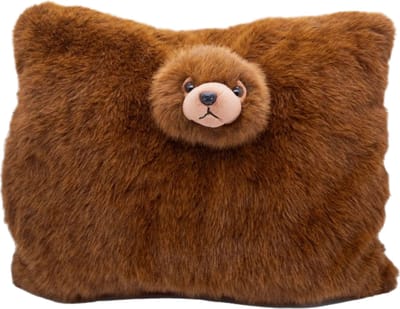Kussentjes - Kussen met Knuffel - Handenwarmer - Beer Kussen voor Kinderen - 40*32cm
