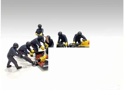 Miniatuurauto Set - Diorama Figuren - Hobby Modelbouw - Gedetailleerde Hars Figuren - Schaal 1:43 - Blauw Paars