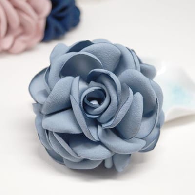 I-Remiel Stoffen Bloemen Broches Stoffen Kunst Vrouwen High-End Borst Broche Voor Pakken Revers Pin Jassen Cardigan Accessoires Sieraden gray