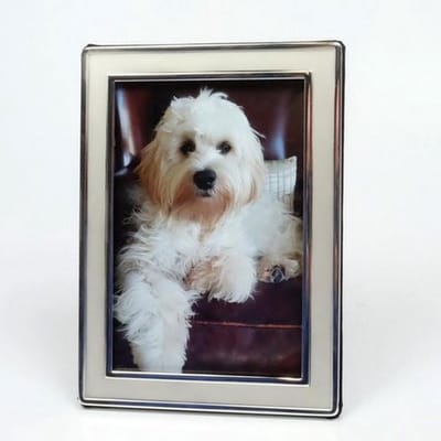 AL - Fotolijst - Glans/Mat Zilver - 9 x 13 cm