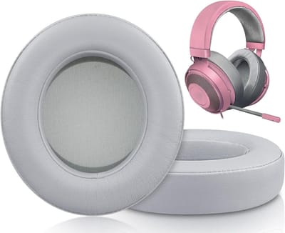 Vervangende Oorkussens voor Razer Kraken Pro V2 en Kraken 7.1 V2 Hoofdtelefoon - Comfort, Geluidisolatie en Duurzaamheid (Grijs)