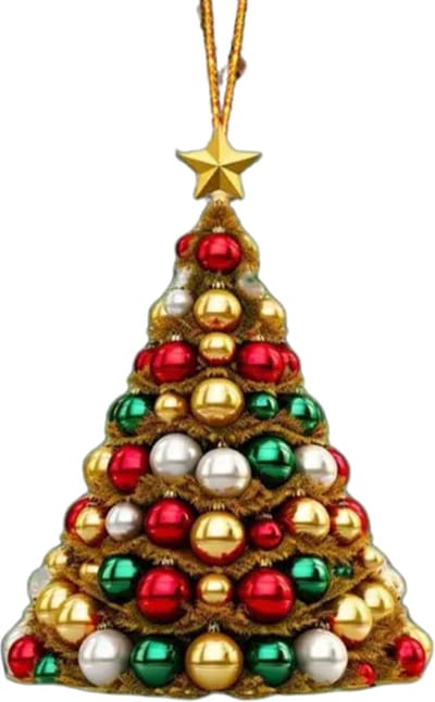 Livano Kerstballen - Kerstversiering - Acryl - Kerstboom - Feestelijke Decoratie