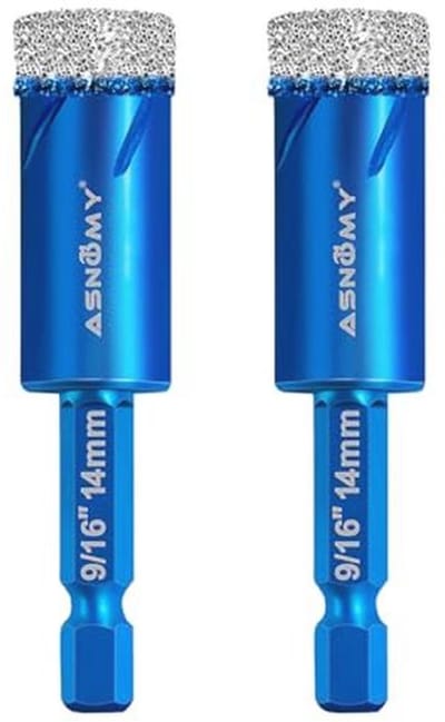 Tegelboor Set 14 mm - 2 Stuks Diamantboor voor Tegels en Glas