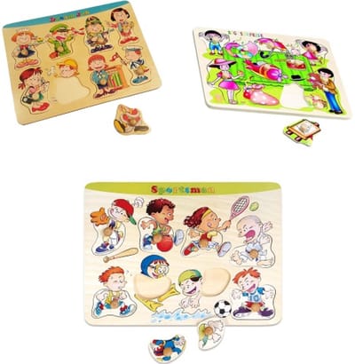Playwood Knop puzzel sport-dreamjob-big surprise u krijgt 3 assorti geleverd