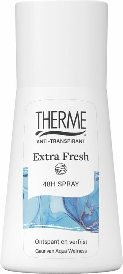 Therme Anti-Transpirant Extra Fresh Spray - 6 x 75 ml - Voordeelverpakking