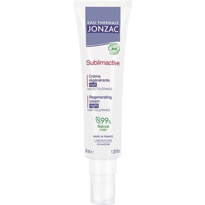 Jonzac Sublimactive biologische regenererende anti-verouderende nachtcrème 40 Huidcrème