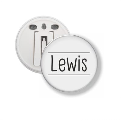 Button Met Clip 58 MM - Lewis