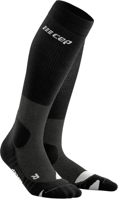 CEP Hiking Light Merino Tall Compressie wandelsokken - Grijs - Kuitomvang Heren 45-50 cm