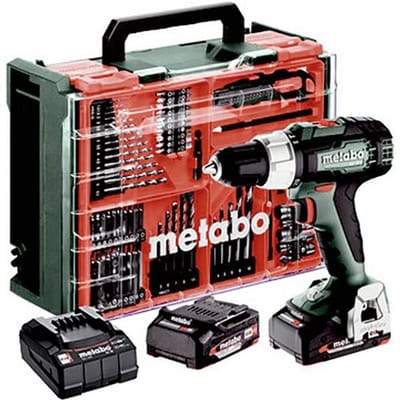 Metabo SB 18 L Set 614053710 Accu-slagmoersleutel 60 Nm 18 V Aantal meegeleverde accus: 2 2 Ah Li-ion Brushless, Incl. koffer, Incl. 2 accus, Incl.