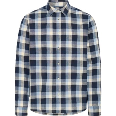 Blend - BHDARIS SLUB CHECK - Heren - Lange mouwen shirts