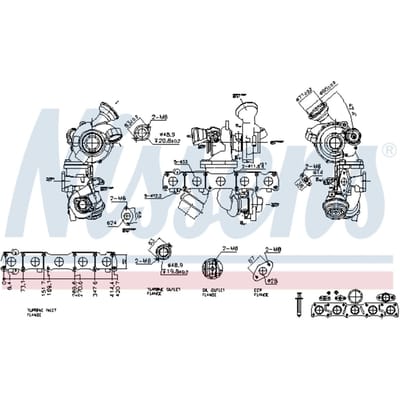 Supercharger, drukvulling NISSENS 93430