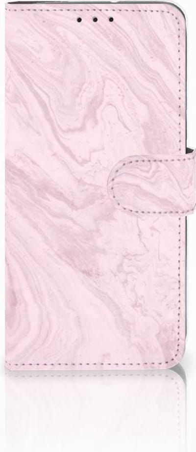 Motorola Moto G7 Power Bookcase Marble Pink - Origineel Cadeau Vriendin