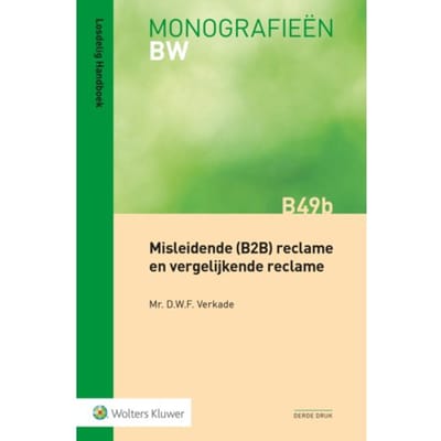 Misleidende (B2b) Reclame En Vergelijkende Reclame