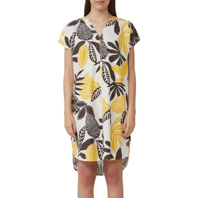 s.Oliver  Dresses Offwhite Maat: 36 | Blousejurken Outlet | Dames | Geel