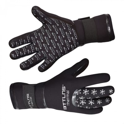 BTTLNS Neopreen zwemhandschoenen - 3.5mm neopreen - Nauwsluitende pasvorm rondom de pols - Thermische neopreen - Chione 1.0 - Zilver - XL