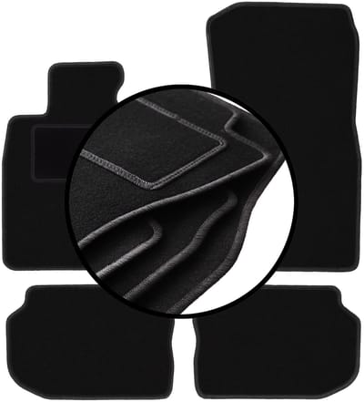 Complete set veloursmatten voor: BMW 5 F11 xDrive stationwagen, touring (2010-2013)
