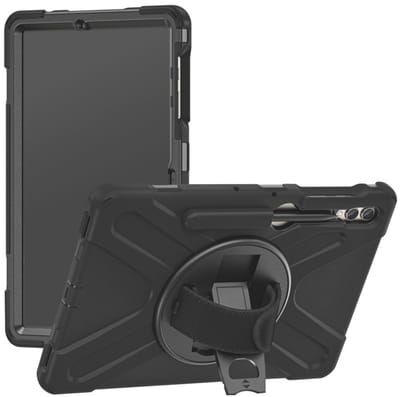 Eiger Peak 500m Back Cover Hoes Zwart Geschikt voor Galaxy Tab S10+ / S9+ / S9 FE+