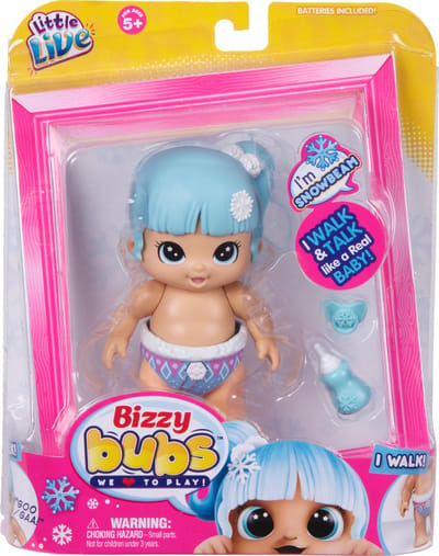 Little Live Bizzy Bubs Lopende Baby Snowbeam Serie 1 - Speelfiguur
