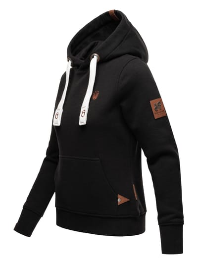 Navahoo Dames Hoodie Damlaa – Warme Capuchontrui met Hoge Kraag