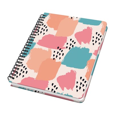 Sigel spiraal notitieboek - Jolie - hardcover - A% - 120 pagina's - dots - 100 grams papier - Brush Marks - SI-JN610
