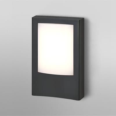 OSRAM ENDURA STYLE ENTRANCE buitenlantaarn, 12,5W, 900lm, entreeverl., donkergr., dagl. sensor, IP44 besch. kl., 3.000K kleurtemp., warm witte lichtkleur