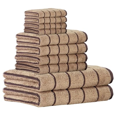 Cawoe Handdoek Balance Een maat, 50x100 Set van 10