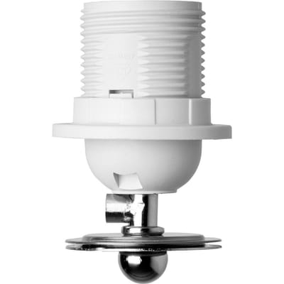 Home Sweet Home - Klassieke tafellamp voet Combi voor lampenkap - Geborsteld staal - gemaakt van Metaal - geschikt voor E27 LED lichtbron