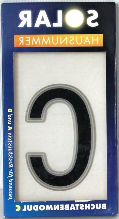 Huisnummer - Acryl huisnummer - Huis Verlichten - Volledig verlicht - 180 mm hoog - Zwart