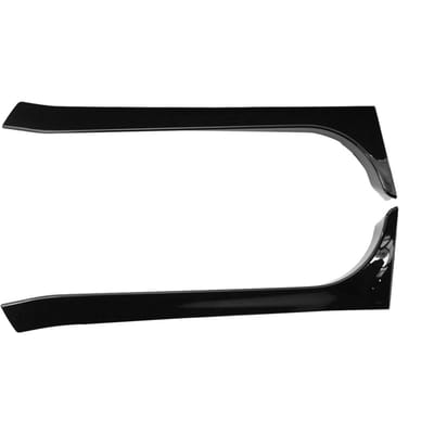 Glanzende zwarte achterruit zijspoiler Canard Canards Splitter vervanging voor VW Golf 6 MK6 zwart