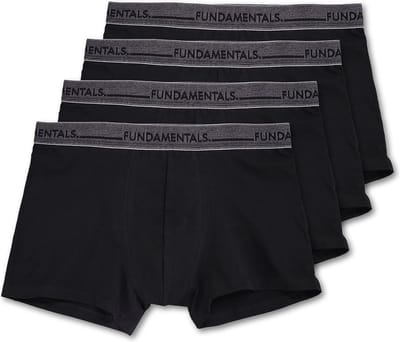 WE Fashion Heren trunk, 4 pack