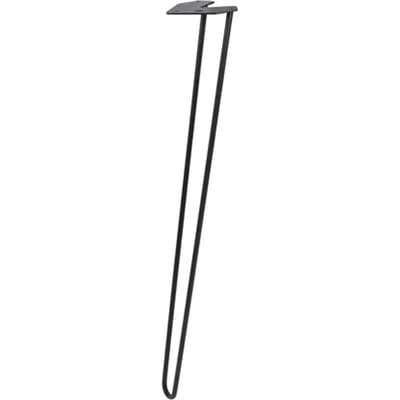 Duraline Meubelpoot Draad Staal 72cm Mat Zwart