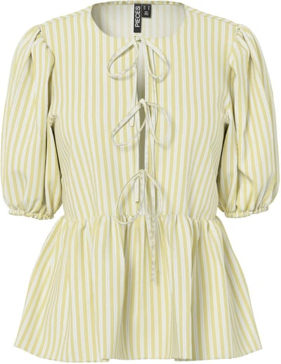 PIECES - PCJOLLY 2/4 TIE TOP WVN NOOS BC - Dames - Blouses