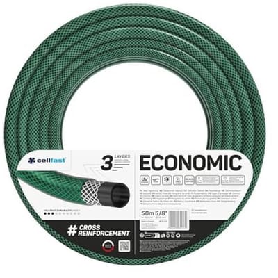 Economische 3-laags Tuinslang 5/8" x 50 m