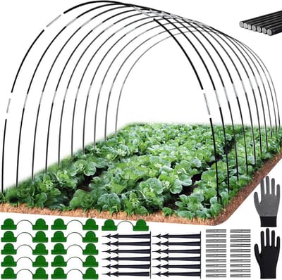Folietunnel voor Verhoogd Bed en Bescherming van Planten
