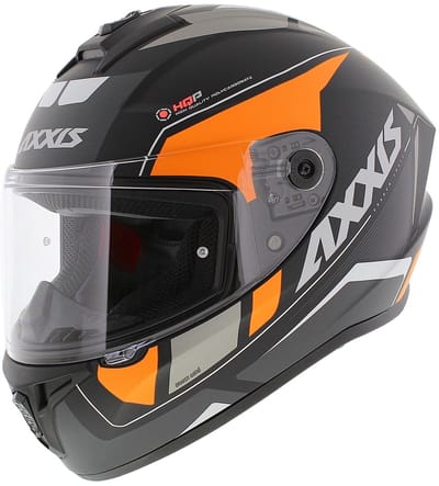 Axxis Draken S helm Wind mat zwart oranje