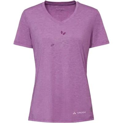 VAUDE Skomer print T-shirt III, functioneel shirt, dames outdoor sport t-shirt, reguliere pasvorm