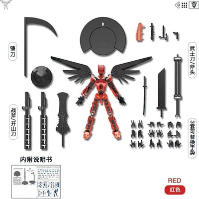 Dummy 13 Actiefiguur Titan Multi-articulaire Robot Speelgoed 3D Printer Beweegbaar Anime Figuur Stressverlichting Decompressie Speelgoed Voor Jongen