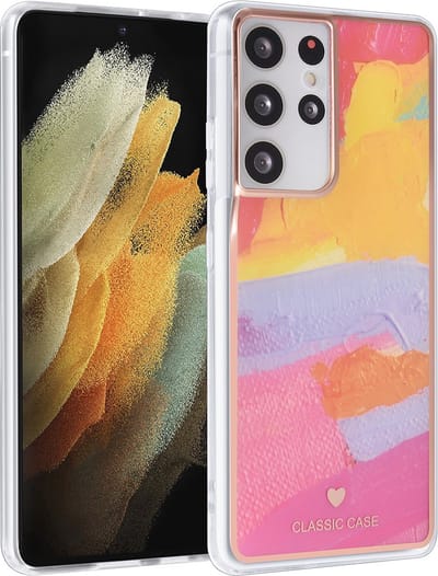UNIQ Accessory TPU Smartphonehoesje voor Samsung Galaxy S21 Ultra - Print Back Cover & Bescherming.
