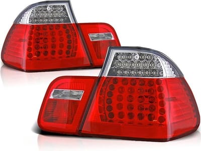 Achterlichten BMW E46 09 01-03 05 SEDAN ROOD HELDER LED