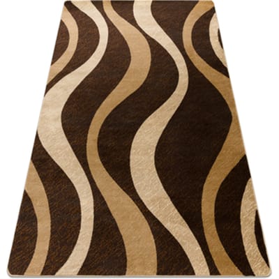 Kleden Rugsx Tapijt ROYAL G3565 Golven - bruin / 100x200 cm