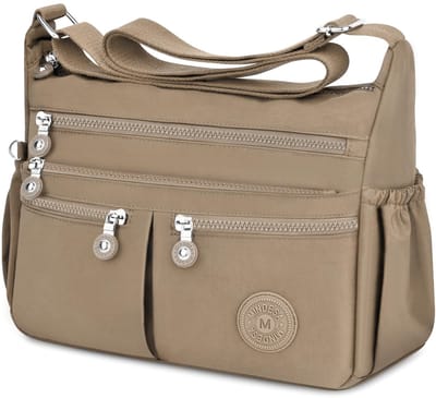 Dailygoods- Crossbody Tas Grote Capaciteit - Waterdichte Schoudertas - Lichtgewicht Messenger Tas - Nylon Tas - Multi-Pocket Design - 11 Compartimenten