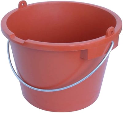 Bouwemmer - Mengbak - Bouwprojecten Uitvoeren - Extra Zware Constructie - 7 Gallon - Grijs