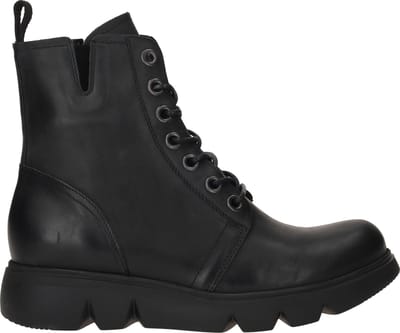 Wolky Hope XW Softy Wax Veterboots - Dames - Zwart - Maat:39
