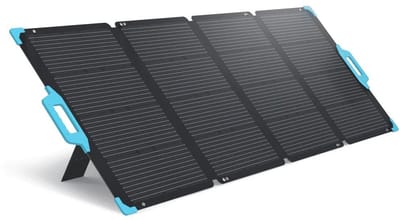 Opvouwbaar Zonnepaneel - Draagbare Energie - Energie Opwekken - Hoge Efficiëntie - 220 Watt - Zwart