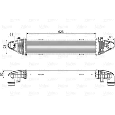 Intercooler VALEO 818616