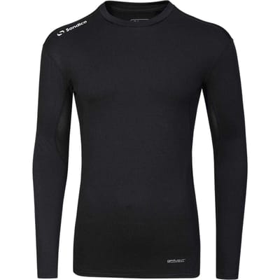 Sondico Heren Core Base Layer Top met lange mouwen (Zwart)