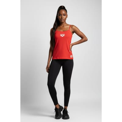 Arena Tank Top A-afw851s23 Poppy Red Maat: M | Mouwloze Tops Outlet | Dames | Rood