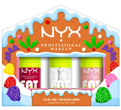 NYX Professional Make-Up Lip Oil Trio 3 st