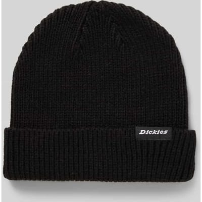 Beanie met labeldetail