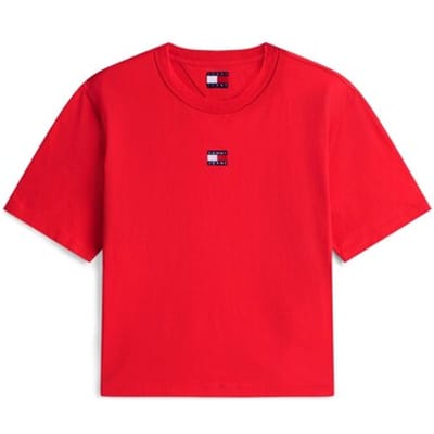 T-Shirt Tommy Jeans Tjw Bxy Badge Tee Ex - Fashion Wear - Vrouwen
